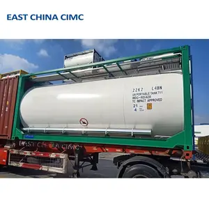 Sử dụng 40 ft thép không gỉ ISO hóa chất Tank container cho axit sulfuric Giao thông vận tải