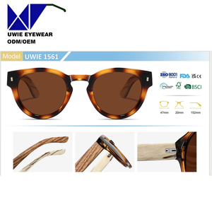Gafas <span class=keywords><strong>de</strong></span> Sol Redondas Polarizadas <span class=keywords><strong>de</strong></span> Madera |   Protección UV y Opciones Multicolor |   Gafas <span class=keywords><strong>de</strong></span> Moda Unisex para Adultos - Product Image 2