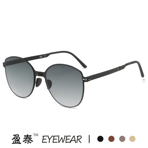 Lunettes de soleil pliantes ultra-légères, monture en métal, protection UV400, classe 2, pare-soleil unisexe, utilisation en extérieur - Product Image 5