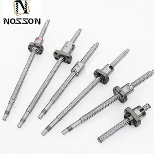 Ball Screw Stainless Steel CNC Rotating Nut 20mm Ball Screw Cnc Linear Guide Ground Ball Screw SFU1605/1610