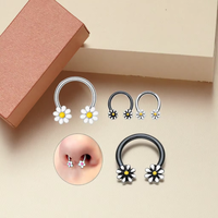 Nouveau design 2026 – Anneau de nez en acier chirurgical, fer à cheval, bijou de corps tendance pour femmes et hommes