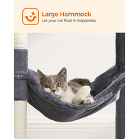 Usine directe personnalisée haute qualité à plusieurs niveaux personnalisé chat griffoir arbre maison tour gris foncé peluche chat arbre tour