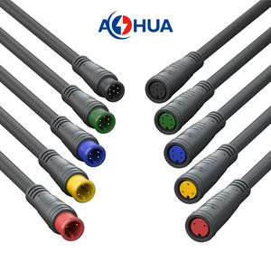 2P/3P/4P/5P/6P 防水连接器-22-26 AWG PVC 延长线，用于电动自行车电源信号 - Product Image 1