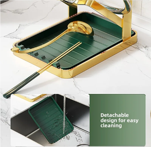 Keukenaccessoires 2 In 1 Pot Deksel Organizer Rek Pot Shovel Lepel Dienblad Houder Opknoping Pot Deksel Houder Snijplank Rek - Product Image 5