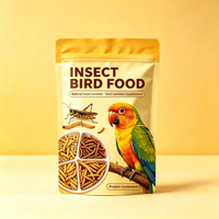 Nourriture pour perroquets à base de protéines d'insectes naturelles |   Vers de farine séchés pour oiseaux, nourriture pour grillons, support OEM ODM, vente en gros