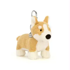 Werbeartikel individuelle Pelusen Hundespiele Kawaii Corgi Plüsch Schlüsselanhänger-Spielzeug Kinder schöne weiche Spielzeuge zu verkaufen