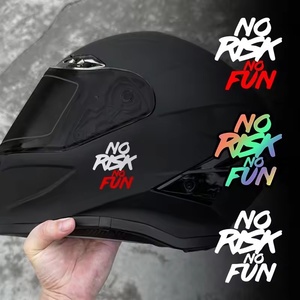 Autocollants décoratifs pour voiture NORISKNOFUN, autocollants personnalisés pour <span class=keywords><strong>casque</strong></span> de <span class=keywords><strong>moto</strong></span>, autocollants créatifs pour vélo de montagne - Product Image 1