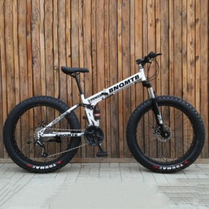 Vélo de montagne pour hommes avec suspension avant, roue en alliage d'aluminium de 26 pouces, pneu large de 2,125 pouces, pour la neige et la plage - Product Image 3
