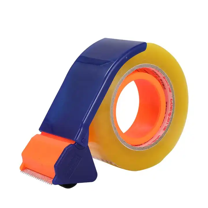  Sealing Packer Tape Dispenser Packaging Parcel 60mm Width  Roller Cutter Holder Tape Dispenser Refill Rolls Clear : Office Products