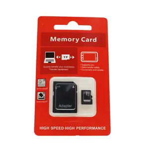 2023 Wholesale high speed C10 U3 V30 mini sd memoria 16gb 32gb 64gb 128gb 256gb TF SD Card 512gb No logo Memory Card and Adapter