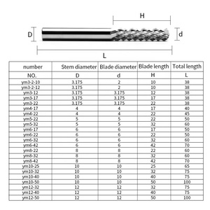 Joseph Carbide chiêng dao cho PCB phay Cutter thô Ngô phay Cutter tùy chỉnh ODM & OEM hỗ trợ - Product Image 3