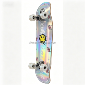 สเก็ตบอร์ด Smiley Land Surf ขนาด 31 นิ้ว, สเก็ตบอร์ดครุยเซอร์ไม้เมเปิ้ลสำหรับผู้ใหญ่ - Product Image 5