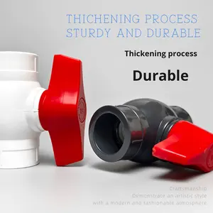 Hoge drukbestendige UPVC-kogelkraan Watervoorziening Waterstop Plastic vlinderklep Vis <span class=keywords><strong>Aquarium</strong></span> Accessoires - Product Image 2