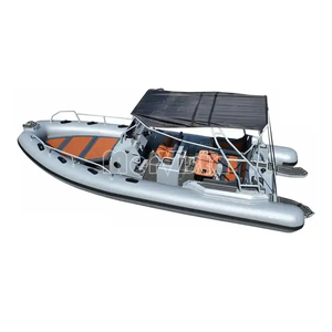 <span class=keywords><strong>Bateau</strong></span> en aluminium de 22 pieds, coque <span class=keywords><strong>semi</strong></span>-<span class=keywords><strong>rigide</strong></span> en Hypalon, <span class=keywords><strong>bateau</strong></span> de luxe, <span class=keywords><strong>bateau</strong></span> à rames avec moteur hors-bord Yamaha - Product Image 2