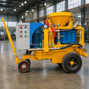 Máquina de Pulverización de Hormigón Refractario Ecológica de 9m3/h, Máquina de Pulverización de Cemento para Paredes - Product Image 1