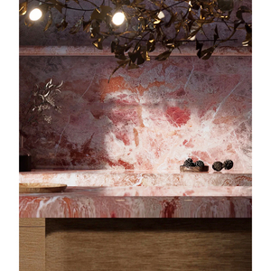 Lussuose Piastrelle Moderne in <span class=keywords><strong>Marmo</strong></span> <span class=keywords><strong>Rosa</strong></span> per <span class=keywords><strong>Cucina</strong></span> e Piano di Lavoro per Villa e Hotel con Garanzia di 1 Anno - Product Image 1