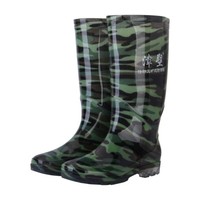 Bottes de pluie Bottes de pluie en plastique à séchage rapide Camouflage PVC Transparent Bottes de pluie
