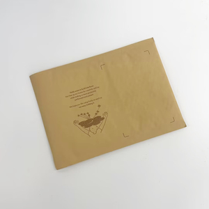 Eco-Friendly Printed Kraft Bubble Mailers - Eco Friendly Bubble Courier Bag <b>Envelopes</b> for Small Business Self Adhesive Tape - Product Image 1
