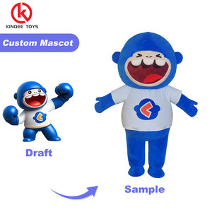 Costume de mascotte gonflable amusant unisexe Kinqee <span class=keywords><strong>pour</strong></span> publicité commerciale, <span class=keywords><strong>dessin</strong></span> <span class=keywords><strong>animé</strong></span> canard de Noël <span class=keywords><strong>pour</strong></span> adulte - Product Image 6