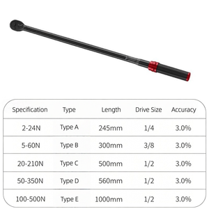 Meistverkaufter Einstellbarer Drehmomentschlüssel / Klick-Drehmomentschlüssel, <span class=keywords><strong>1</strong></span>/4" 3/8" <span class=keywords><strong>1</strong></span>/2" Antrieb ±3% Hohe Genauigkeit - Product Image 5