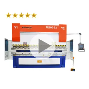 100t 3200mm delem da52s cnc press brake high quality cnc press brake with delem