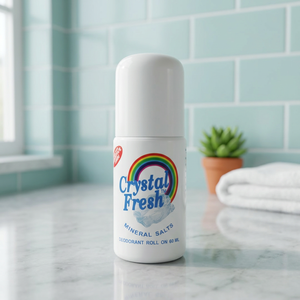 CRYSTAL FRESH Desodorante Antitranspirante Líquido Mineral en Roll-On de 60 ml RN-P060 Certificado ISO9001 ISO22716 OTOP Unisex - Product Image 2