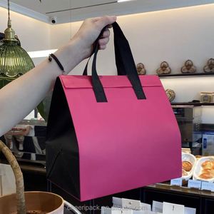 Sac d'emballage alimentaire non tissé, résistant et robuste, avec doublure thermique pour le transport d'aliments chauds et froids - Product Image 1