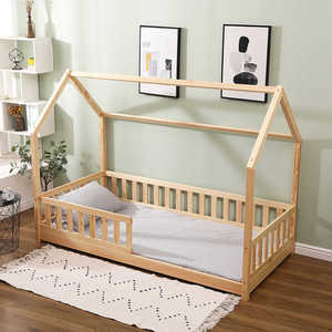 Lit-Bébé Multifonctionnel en Bois Massif pour Enfants et Bébés, Mobilier de Chambre – Vente en Gros - Product Image 2