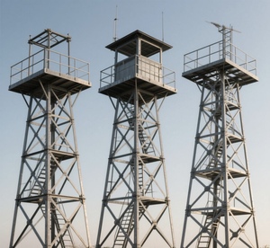 Estación de Bomberos de 30m y 40m, ángulo de entrenamiento, celosía de acero, torre de observación, accesorio de Torre de Telecomunicaciones de 100 pies y 35m - Product Image 2