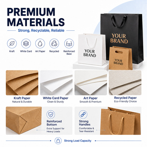 <span class=keywords><strong>Bolsas</strong></span> <span class=keywords><strong>de</strong></span> <span class=keywords><strong>Papel</strong></span> Kraft Ecológicas Personalizadas con Logo Impreso al <span class=keywords><strong>Por</strong></span> <span class=keywords><strong>Mayor</strong></span> <span class=keywords><strong>de</strong></span> Alta Calidad con Su Propio Logotipo - Product Image 5