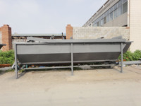 Réservoir de lavage et de séparation des matériaux flottants et coulants, réservoir de rinçage des bouteilles d'eau minérale, machine à laver le plastique
