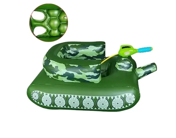 ODM OEM PVC 수영장 풍선 탱크 풀 성인용 플로티 풍선 라이더 물 총 게임 장난감 해변 수레