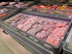 Vitrine Réfrigérée Ouverte pour Viande Congelée de Supermarché 240-392L R290 Double Température à Branchement Direct pour Aliments Frais GEMS 1570-2570mm - Product Image 4