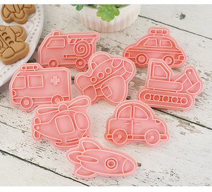 Set di Tagliabiscotti con Stampe di Auto <span class=keywords><strong>e</strong></span> Aerei, Ideale per Feste di Compleanno <span class=keywords><strong>e</strong></span> Regali per Bambini - Product Image 4