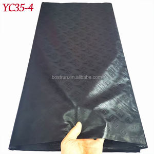 YC35 5 mètres/lot Tissu Bazin Riche Brocart pour Hommes Tissu Doux de Haute Qualité <span class=keywords><strong>Parfum</strong></span>é Bazin Brodé Tissu Africain - Product Image 4