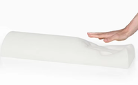 Oreiller ergonomique en mousse à mémoire de forme à double coussin pour le bureau et la maison Confort de la circulation corporelle et du sommeil pour l'avion et le camping