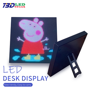 Led Bureau Display Vierkant 64*64 Dots Rgb Kleur Reclamevenster Digitaal Scherm Gemakkelijk Te Dragen Goedkope Prijs Billboard Voor Promotie - Product Image 5