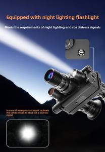 5x8 आवर्धन 4k वीडियो रिकॉर्डिंग 3w इन्फ्रारेड स्पॉटलाइट वाइफी नाइट विजन दूरबीन 600 मीटर प्रभावी दूरी के साथ - Product Image 3