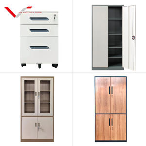 Armario <span class=keywords><strong>Industrial</strong></span> de acero, mueble con 2 puertas de vidrio bloqueables, archivador de <span class=keywords><strong>Metal</strong></span> - Product Image 3