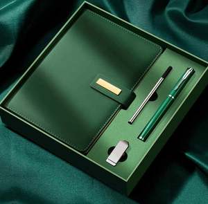 Custom Logo Luxury Business Gift <b>Set</b>-High Quality Leather <b>Notebook</b> and Promotional Journal for Personalized Corporate Gifts - Product Image 2