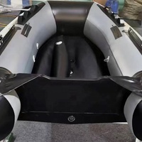 Bateau gonflable de plancher en aluminium de 380cm prenant 5 personnes pour des jeux de divertissement de l'eau