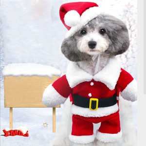 Toptan özelleştirme moda tasarımcısı köpek giyim sevimli kış sıcak lüks köpekler için noel giysileri - Product Image 5