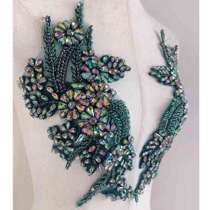 Handmade Tự Làm Hoa Thêu Ren Đính Cho Áo Len Ăn Mặc Với Mô Hình Động Vật Rhinestone Trang Trí Sew-On Made Cảm Thấy - Product Image 5