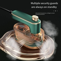 Fer à Vapeur Léger et Compact pour le Voyage, Mini Fer à Repasser Portable Rotatif à Main pour Vêtements