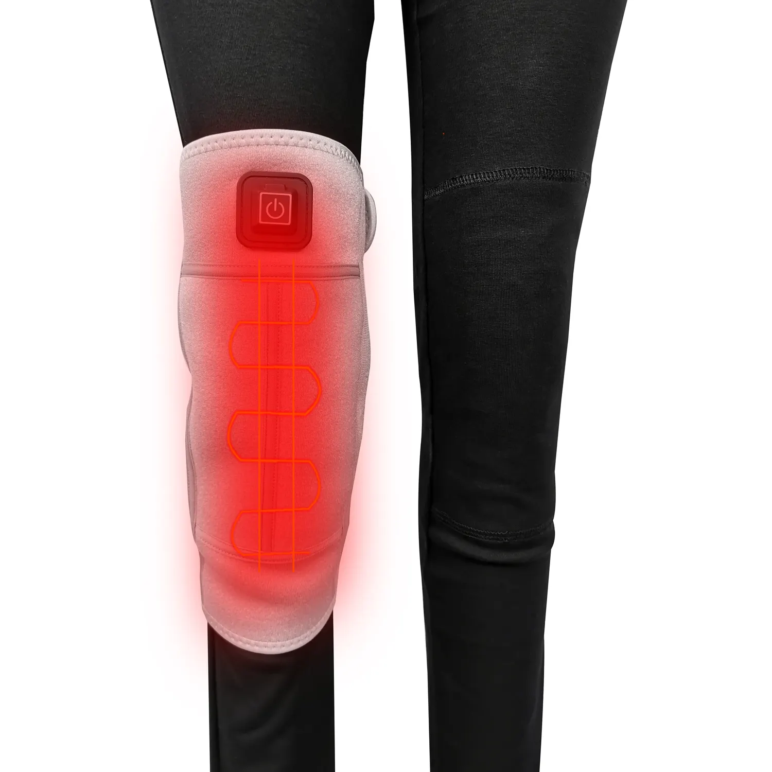 Joelheira magnética com turmalina, joelheira de alívio de dor infravermelha, para dor de artrite e joelho