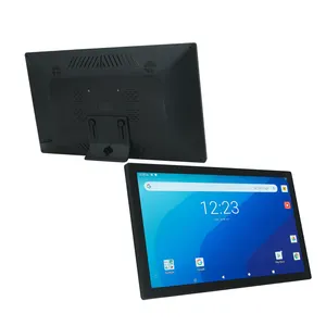 Dudukan dinding 10 11 13 15 17 21 24 27 inci, Android 11 RK3568 4 + 32GB tablet monitor layar sentuh interaktif dengan braket desktop