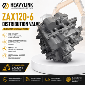 Vanne de distribution HEAVYLINK ZAX120-6, pièces hydrauliques pour excavatrice, haute qualité, durable, compatible - Product Image 1