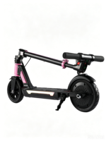 Trottinette électrique pliable rose étanche à LED, 180W, portable, pour enfants et adultes – Meilleure vente