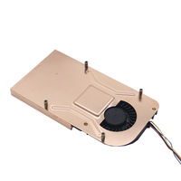 Refroidisseur de CPU à ailettes entièrement en cuivre pour PC industriels, kit de refroidissement par air, module thermique miniature, ventilateur tout-en-un pour systèmes de contrôle industriels