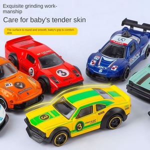 LASIVE TOYS Meilleures ventes transfrontalières : Ensemble de voitures de course sportives coulissantes en métal moulé sous pression <span class=keywords><strong>1</strong></span>:<span class=keywords><strong>64</strong></span>, jouet pour enfants, cadeau unisexe pour garçons - Product Image 2